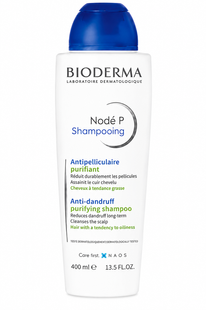Очищаючий шампунь для жирного волосся проти лупи Bioderma Node P purifiant, 400 мл