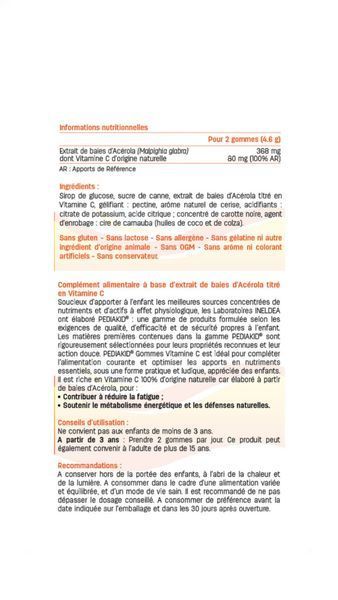 Vitamin C дитячі ведмежуйки Pediakid, 60 шт