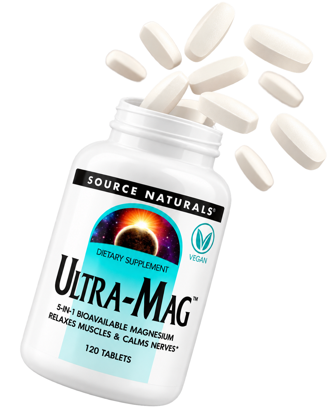 Source Naturals Ultra-Mag — баночка з таблетками